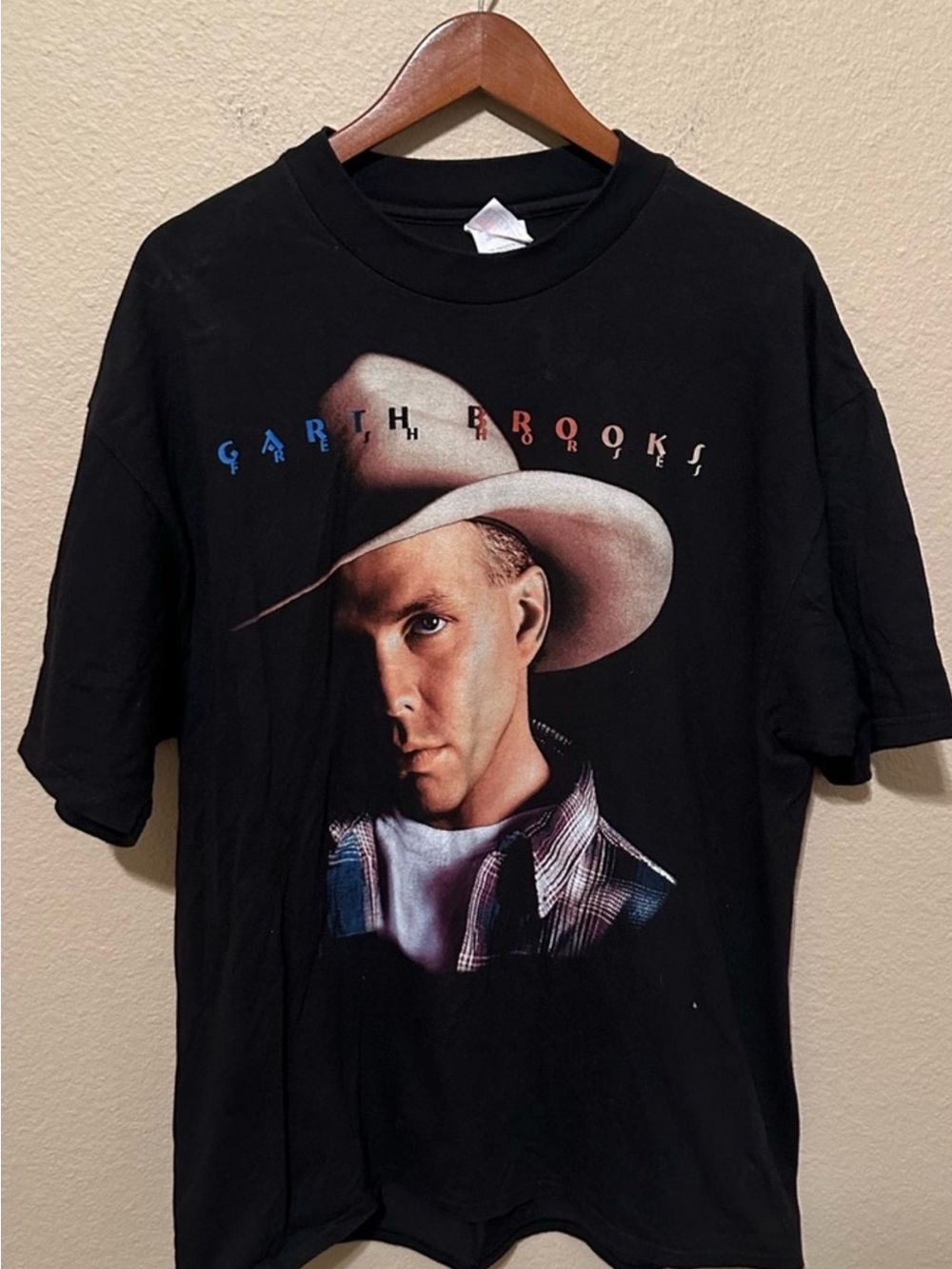 Vintage Garth Brooks Fresh Horses 90s Concert T-Shirt